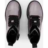 Muyters - Veterboots - Zilver - Leer - Kinderschoenen