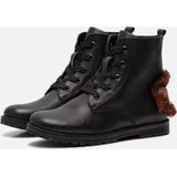 Muyters - Veterboots - Zwart - Leer