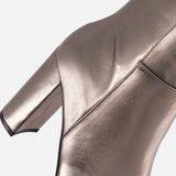 POSH by Poelman Hoge Laarzen - Goud - PU - Metallic Look - Ritssluiting