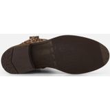 Cellini Leopard Plooi Enkellaarsjes bruin Leer