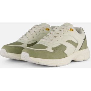 Vertice - Sneakers - Beige - Synthetisch - Vetersluiting - Stevige Zool