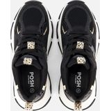 POSH by Poelman Gigi Sneakers zwart Synthetisch Dames