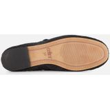 Cellini Ballerina's - Zwart - Raffia - Gespsluiting - Rubber Zool