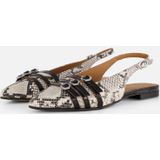 Linea Zeta - Slingbacks - Bruin - Leer - Pumps