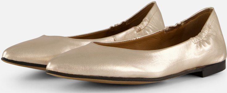 Linea Zeta - Ballerina's - Goud - Leer