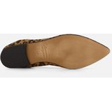 Linea Zeta - Leopard Ballerina's - Bruin - Leer