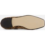 Linea Zeta Leopard Ballerina's bruin Leer - Maat 36