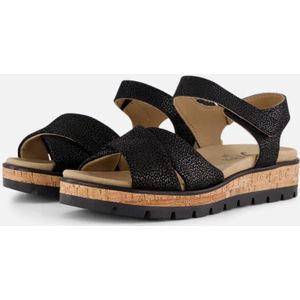 Feyn - Mia01 Sandalen - Zwart - Leer