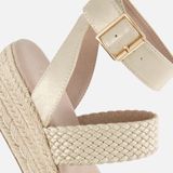 Cellini - Espadrilles - Goud - Synthetisch - Gespsluiting