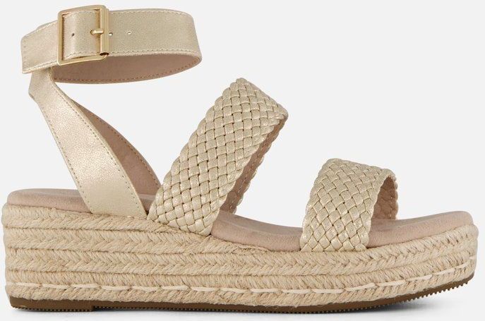 Cellini - Espadrilles - Goud - Synthetisch - Gespsluiting