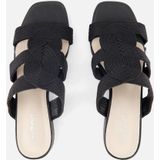 Cellini Slippers - Zwart - Synthetisch - Comfortabel Voetbed