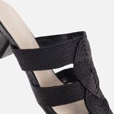 Cellini Slippers - Zwart - Synthetisch - Comfortabel Voetbed