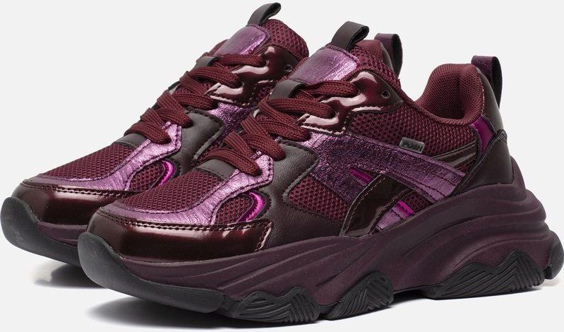 POSH by Poelman - Sneakers - Metallic - Textiel en Synthetisch