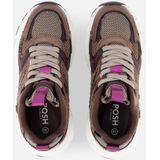 POSH by Poelman - Sneakers - Bruin - Synthetisch