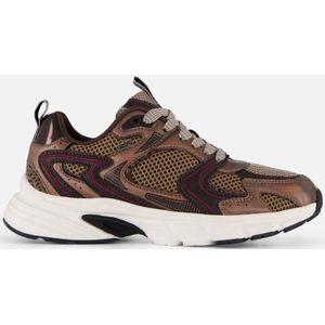 POSH by Poelman - Sneakers - Bruin - Synthetisch