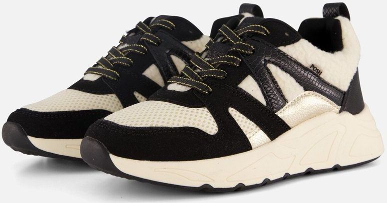 POSH by Poelman - Sneakers - Zwart - Synthetisch