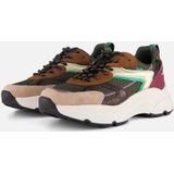 POSH by Poelman - Sneakers - Bruin - Synthetisch