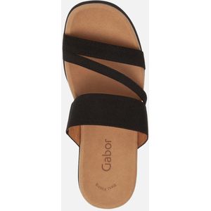 Gabor Sandalen zwart Textiel - Dames - Maat 44