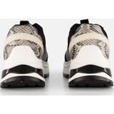 Cellini - Snake Sneakers - Zwart - Textiel