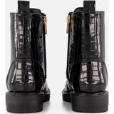Cellini - Croco Veterboots - Zwart - Synthetisch