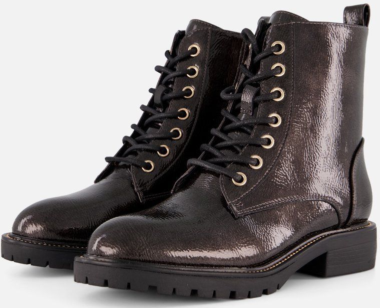 Cellini - Veterboots - Zilver - Lak - Synthetisch