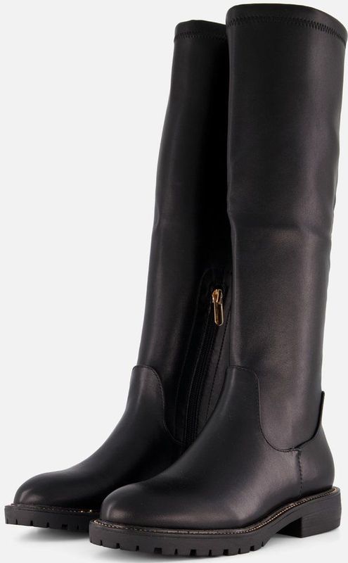 Cellini - Hoge Laarzen - Zwart - Stretch - Synthetisch