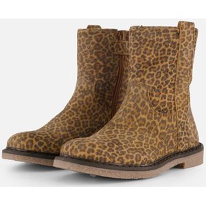 Muyters - Leopard - Enkellaarsjes - Bruin - Suede