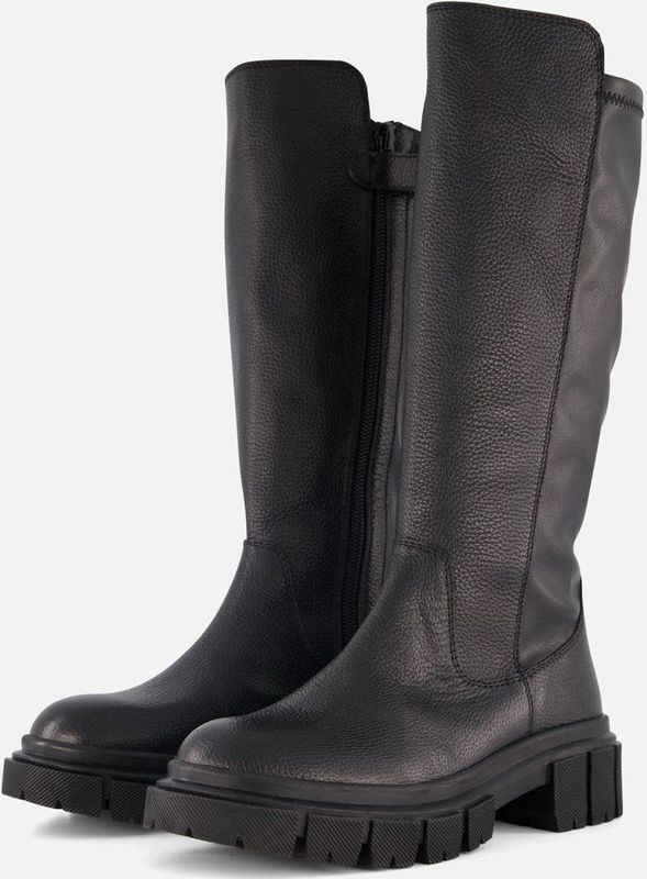 Muyters - Hoge Laarzen - Zwart - Leer