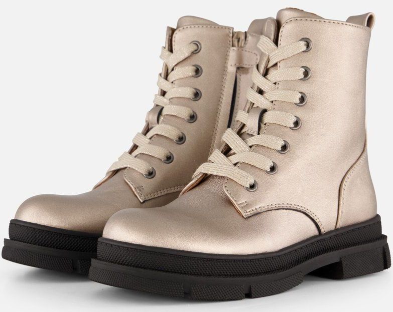 Muyters - Veterboots - Goud - Synthetisch