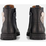 Muyters - Veterboots - Zwart - Leer - Kinderschoenen