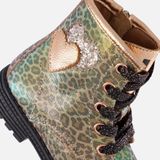 Muyters - Leopard Veterboots - Goud - Leer