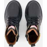 Muyters - Veterboots - Zwart - Leer