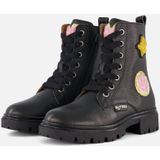 Muyters - Veterboots - Zwart - Leer