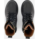 Muyters - Veterboots - Zwart - Leer