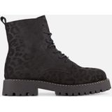 Cellini - Leopard - Veterboots - Zwart - Suede