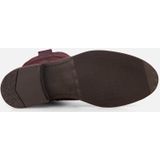 Cellini - Plooi Enkellaarsjes - Rood - Nubuck