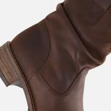 Cellini - Plooi Enkellaarsjes - Bruin - Suede