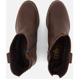 Cellini - Plooi Enkellaarsjes - Bruin - Suede