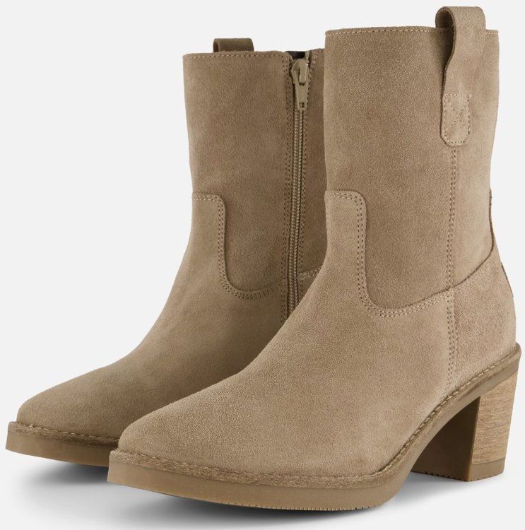 Cellini - Enkellaarsjes - Taupe - Suede