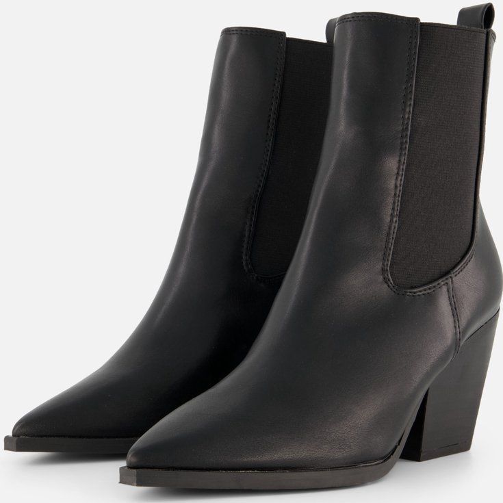 Posh by Poelman - Chelsea Boots - Zwart - Dames
