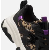 POSH by Poelman - Gigi Leopard - Sneakers - Zwart