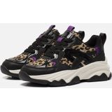 POSH by Poelman - Gigi Leopard - Sneakers - Zwart