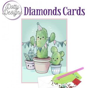 1019 Dotty designs - Diamonds cards - Cactus
