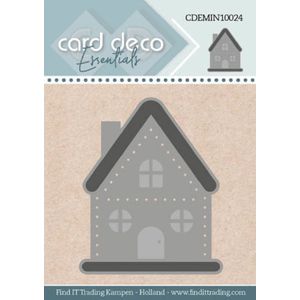10024 Card Deco Essentials - Mini snijmal - House - 40x49mm