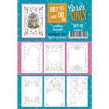 Codoa610 Dot en do cards only - Wit met 6 designs - A6