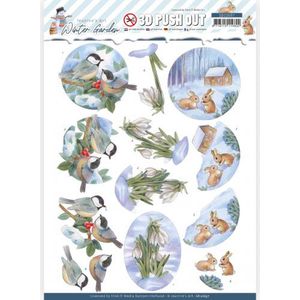 Sb10697 3D uitdrukvel - Jeanine's Art - Winter Garden - Snow Drop