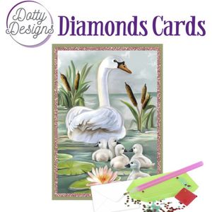 1114 Dotty designs diamonds cards - Ducklings - 10x15cm