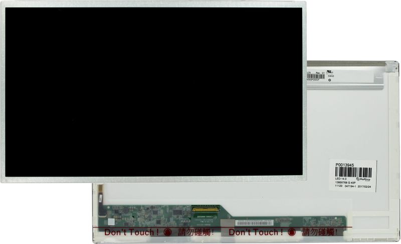 OEM 14.0 inch LCD Scherm 1366x768 glans 40Pin