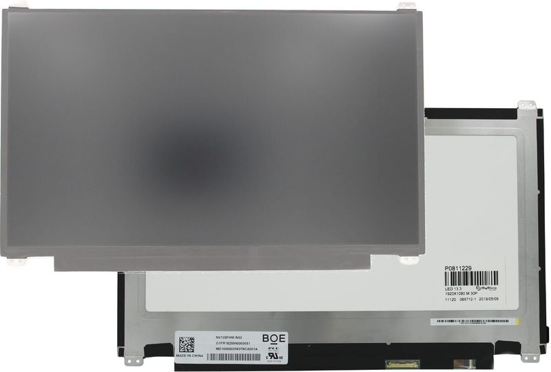 OEM - P0811229 - LCD Scherm - 13.3 Inch - Mat - 1920x1080 - IPS - 30Pin eDP
