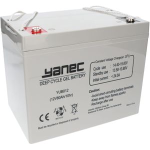 Yanec Gel Accu 12V 80Ah